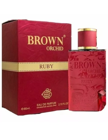 Brown Orchid - Ruby EDP - 80ml + FREE deo - Inspired by Narcisso Rouge
